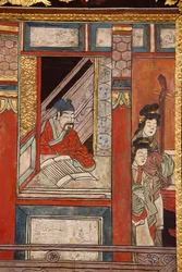 Coromandel Lacquerwood Panels from China (detail)